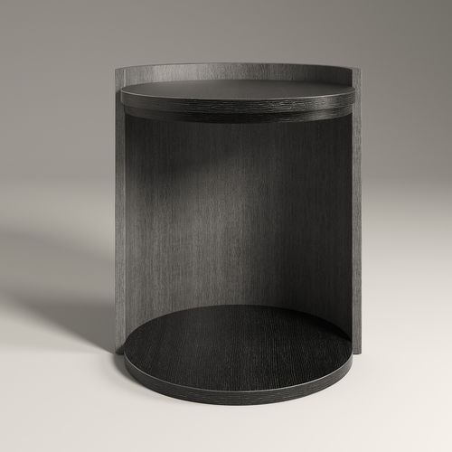 Table d'appoint contemporaine - REVER  - Rossato Srl - en érable / avec piètement en érable / ronde