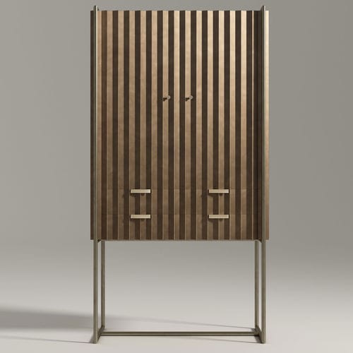 Buffet sur pieds hauts - TAYLOR  - Rossato Srl - contemporain / en bronze / en laiton brossé