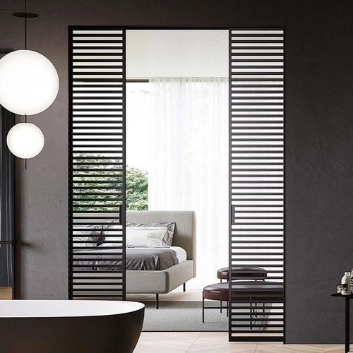 Système à galandage pour porte coulissante - LINE  - adielle srl