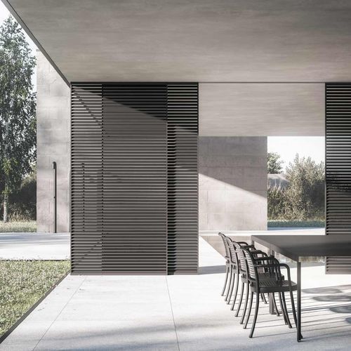 Brise-vue à lames - LEVANTE  - adielle srl - en aluminium / modulaire / de séparation