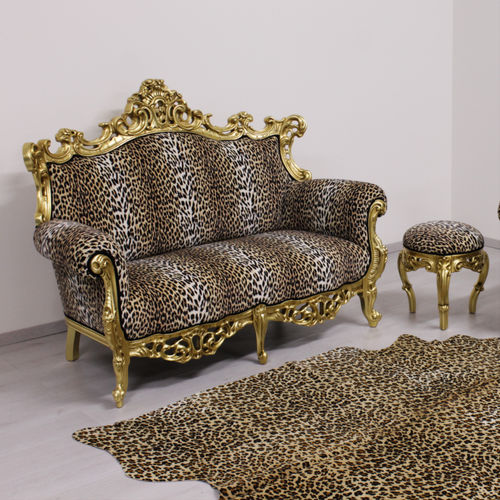Canapé design nouveau baroque - FINLANDIA ANIMALIER - ORSITALIA - d'accueil / pour bureau / pour yacht