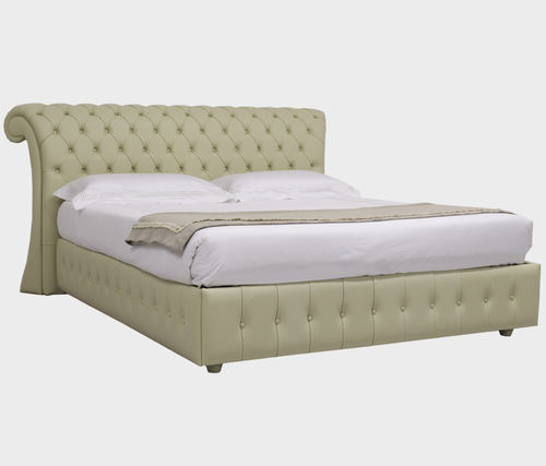 Lit king size - CHESTERFIELD STORAGE - ORSITALIA - queen size / une place et demie / chesterfield
