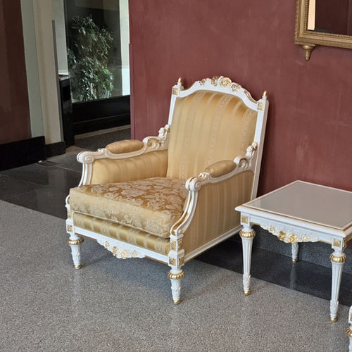 Fauteuil de style - IMPERO - ORSITALIA - en laine / en velours / en coton