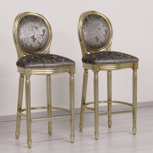 Chaise de bar classique - ROTONDO - ORSITALIA - d'intérieur / en tissu / en cuir