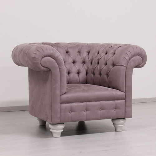 Fauteuil club chesterfield - SWING CLASSIC - ORSITALIA - en cuir / en velours / en tissu déperlant