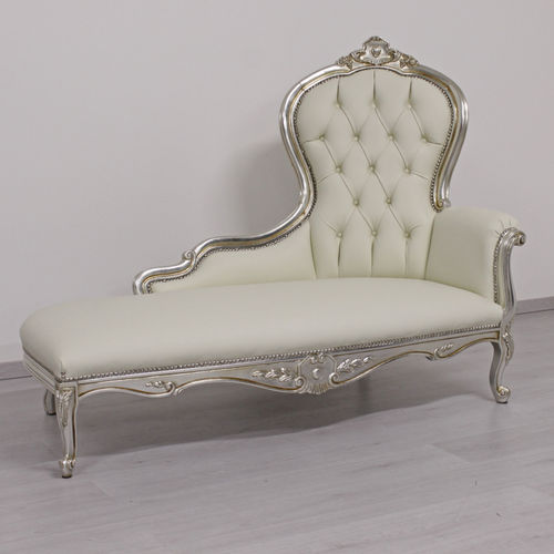Méridienne classique - CAROL  - ORSITALIA - en velours / en tissu déperlant / en coton