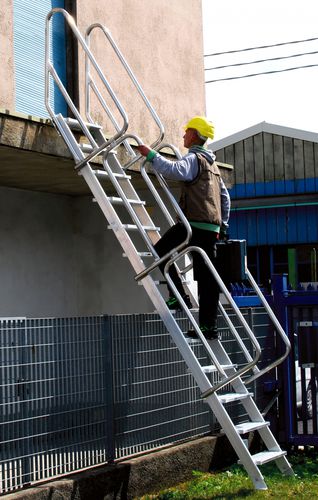 Échelle professionnelle d'accès - 7366 - 7368 - Frigerio Carpenterie - fixe / en métal / industrielle