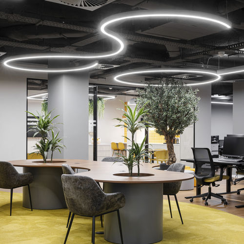 Luminaire suspendu - CONCEPT S 35 - INDELAGUE | ROXO Lighting - apparent / à LED / linéaire
