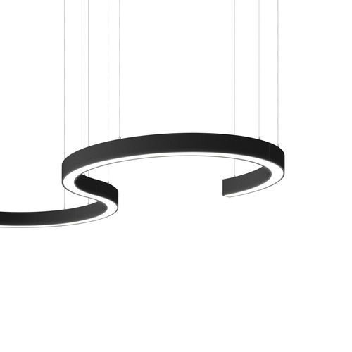 Luminaire suspendu - CONCEPT S 65 D/I - INDELAGUE | ROXO Lighting - à LED / linéaire / courbé