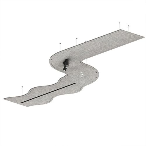Luminaire suspendu - SONA - INDELAGUE | ROXO Lighting - à LED / en arc de cercle / linéaire