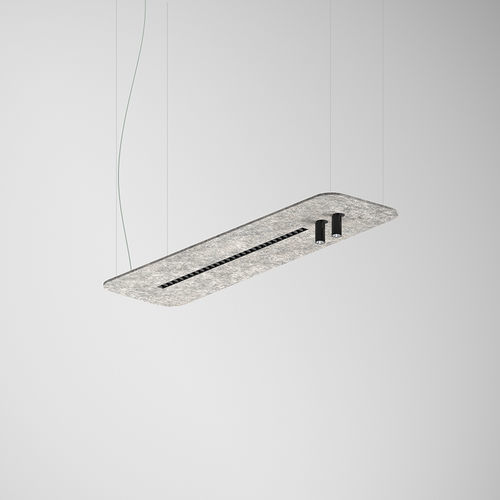Plafonnier contemporain - SAL - INDELAGUE | ROXO Lighting - rectangulaire / en PET / à LED