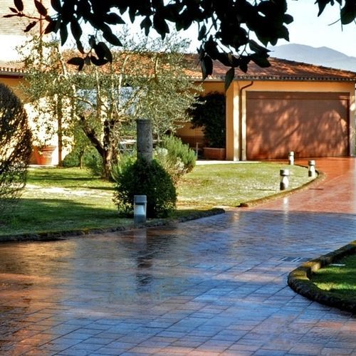 Pavage en quartz - MASSELLO ETRUSCO - Giulioli Pavimenti - en basalte / en ciment / d'extérieur