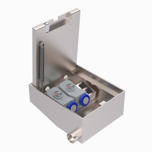 Borne unité au sol - TYPE 7 - Kent Stainless - piétonne / de distribution électrique / escamotable