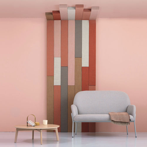 Panneau acoustique mural - TIMBER - ZilenZio - en tissu / MDF / coloré
