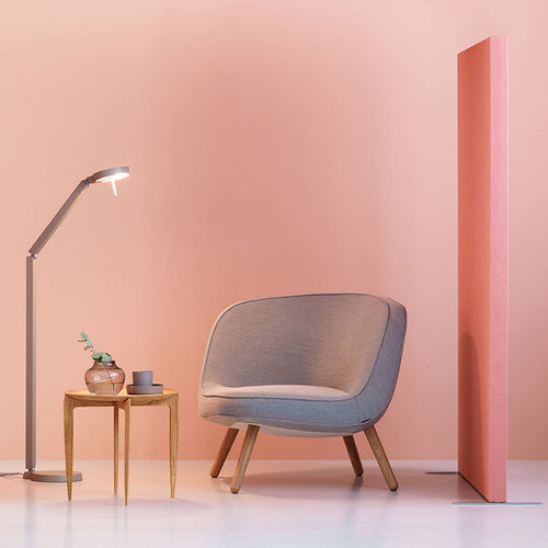 Séparateur de bureau au sol - CLASSIC - ZilenZio - en tissu / en MDF / design