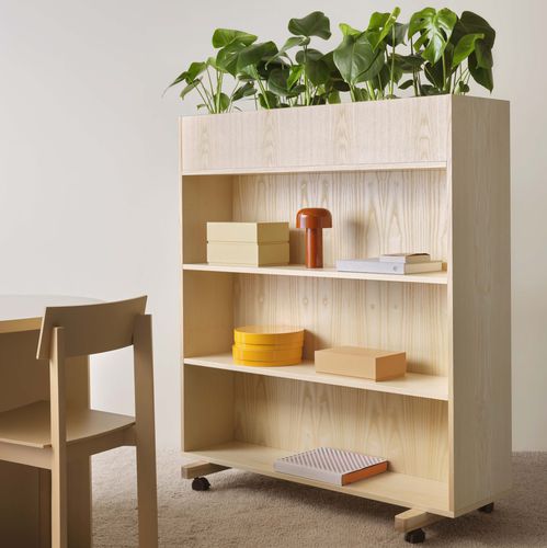 Séparateur de bureau au sol - ZORLA - ZilenZio - en tissu / en métal / en bois