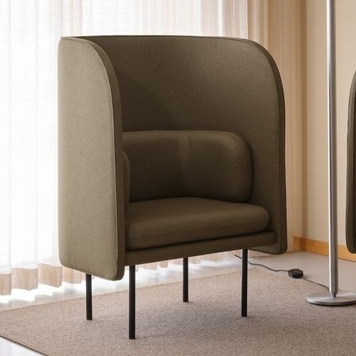 Fauteuil contemporain - Tune  - ZilenZio - en tissu / en bois / avec revêtement amovible