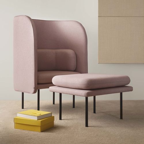 Pouf contemporain - Tune  - ZilenZio - en tissu / rectangulaire / à coussins