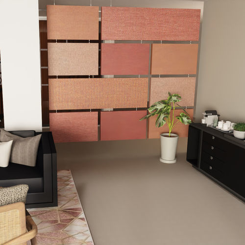 Séparateur d'espace en MDF - Dezibel  - ZilenZio - en tissu / en laine de roche / d'intérieur
