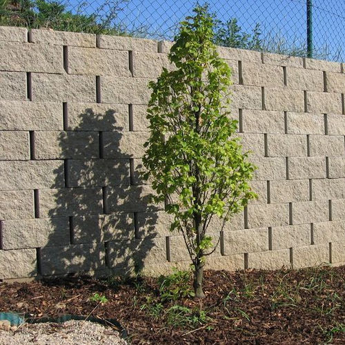 Bloc de béton plein - GEOSTONE MINIBENT - KB BLOK - pour mur de soutènement / à haute résistance