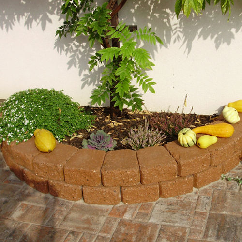Bordure de jardin - KB BLOK - en béton / courbée