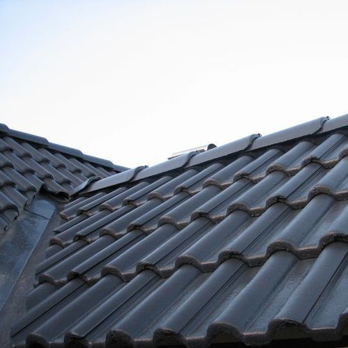 Tuile à emboitement - SELSKA - KB BLOK - en béton / noire / marron