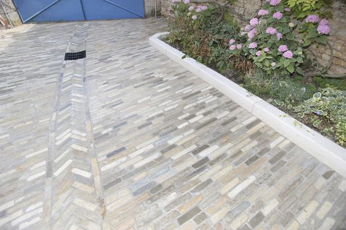 Pavage en pierre - LIMEYRAT CLASSIC COBBLESTONE - CALADE TUMBLED - Luget - d'extérieur / antidérapant / carrossable