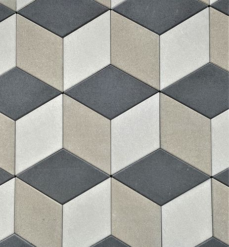 Pavé en pierre - Tetragon - ACKER STONE - d'extérieur / lisse / couleur personnalisable