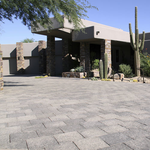 Pavé en pierre - 12 x 12 - ACKER STONE - d'extérieur / lisse / à relief