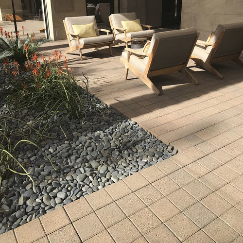Pavé en pierre - 6 x 6 - ACKER STONE - d'extérieur / de terrasse / lisse