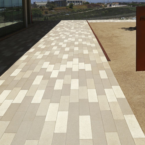 Pavé en pierre - 6 x 24 - ACKER STONE - d'extérieur / de terrasse / lisse