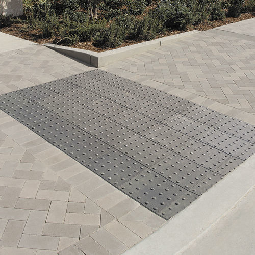 Pavé en pierre - 12×12 Truncated Domes - ACKER STONE - d'extérieur / gris / beige
