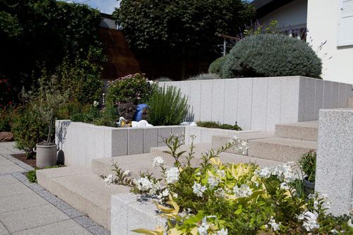 Bordure de jardin - UHL - en béton / rectangulaire