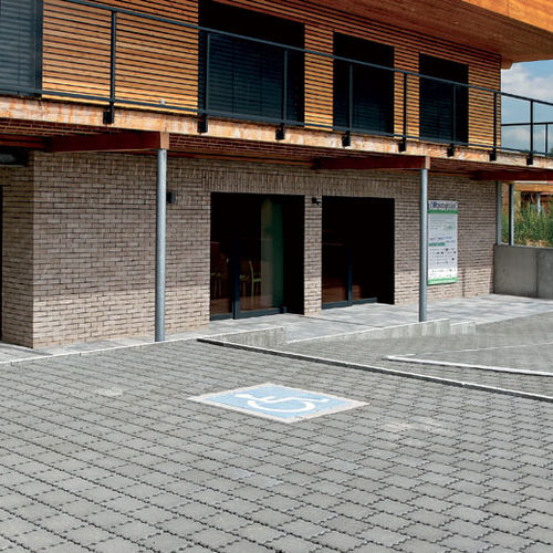 Pavé en béton - KÉOPS ENVIRO - Heinrich & Boch - carrossable / antidérapant / drainant