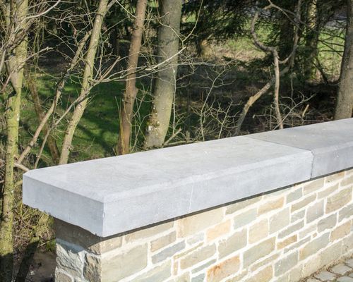 Parement en grès - HAZOTTE - en pierre bleue / de jardin / contemporain
