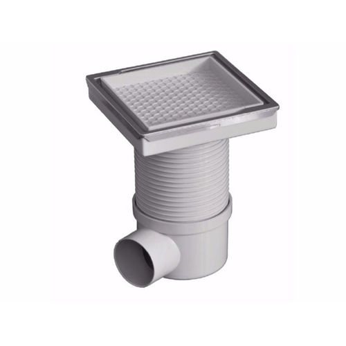 Siphon de sol en polypropylène - TER07-1341 - DAKOTA - en inox / pour douche / de terrasse