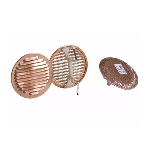 Grille de ventilation en cuivre - UNI03-6427RB - DAKOTA - ronde