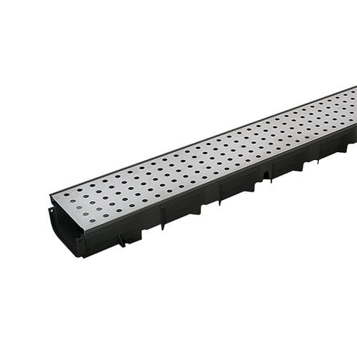 Caniveau à grille - PEGASUS PLUS ONE S - DAKOTA - en polypropylène / grille en inox / de terrasse