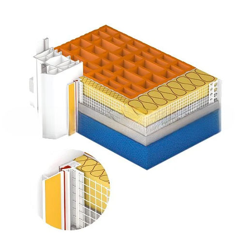 Profilé pour fenêtre en PVC - ZIN33-1689 - DAKOTA - en fibre de verre / à isolation thermique