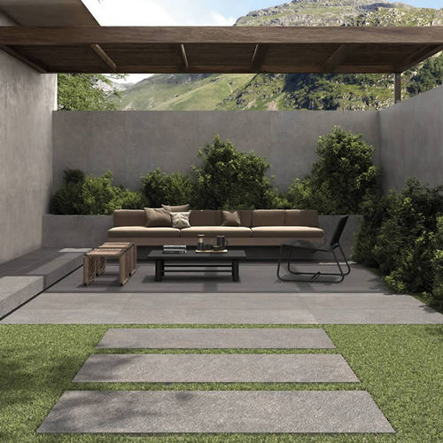 Pavage en grès cérame - KRONOS CERAMICHE - d'extérieur / de jardin / texturé