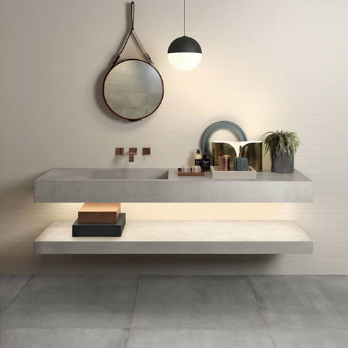Carrelage en grès cérame - KRONOS CERAMICHE - finition naturelle / lisse / d'intérieur