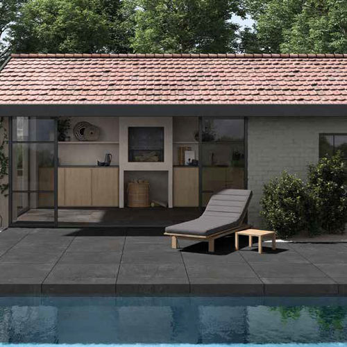 Carrelage en grès cérame - NUIT 2.0 - KRONOS CERAMICHE - finition naturelle / d'extérieur / mural