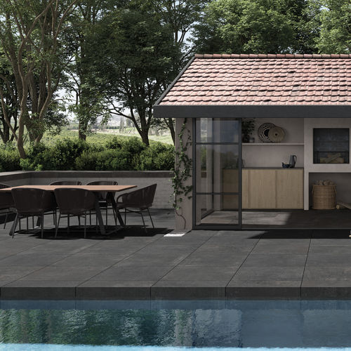 Carrelage en grès cérame - NUIT CARVED - KRONOS CERAMICHE - mat / finition naturelle / 3D