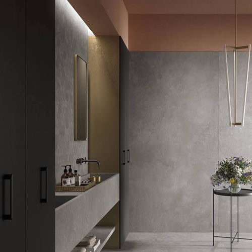 Plaque de pierre en grès cérame - KRONOS CERAMICHE - pour sol / pour façade / pour salle de bain