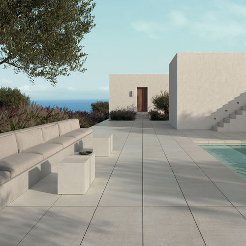 Carrelage en grès cérame - CALCE - KRONOS CERAMICHE - finition naturelle / d'extérieur / de jardin