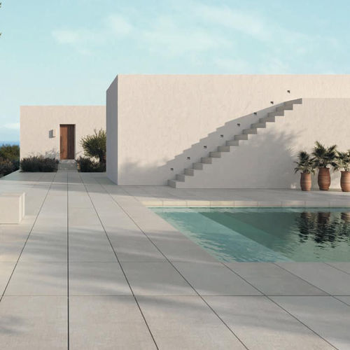 Carrelage en porcelaine - CALCE 2.0 - KRONOS CERAMICHE - en béton / mat / d'extérieur