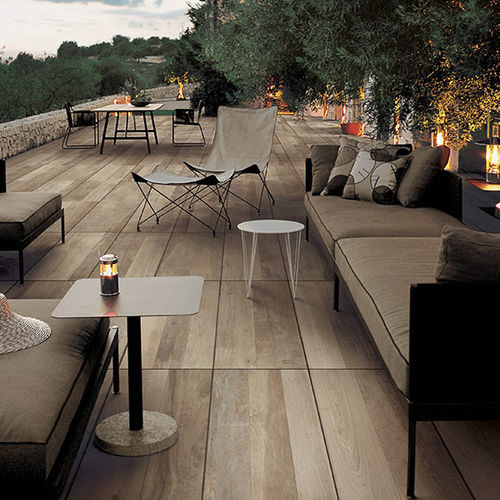 Pavage en grès cérame - KRONOS CERAMICHE - en béton / en pierre / d'extérieur