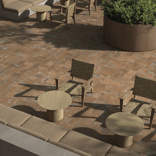 Dallage en grès cérame - COTTO - KRONOS CERAMICHE - d'extérieur / d'intérieur / de terrasse