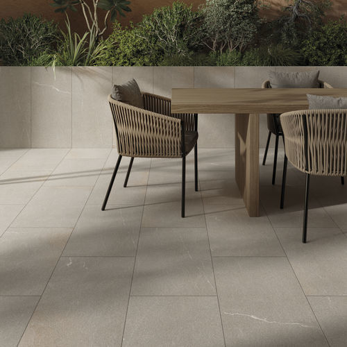 Carrelage en céramique - FLAMED - KRONOS CERAMICHE - en pierre piasentina / brossé / antique