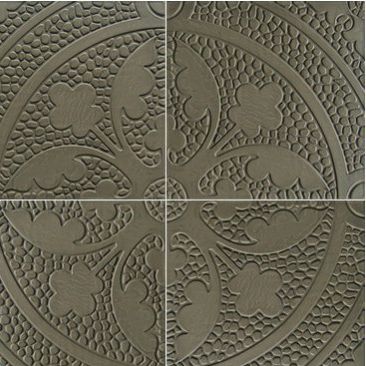 Carreau de ciment poli - R002 - Secoin Corporation - d'intérieur / de sol / à motif floral